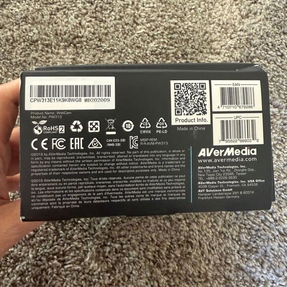 AVerMedia‎ Live Streamer CAM 313 1080p HD Webcam - PW313 - Picture 2 of 6